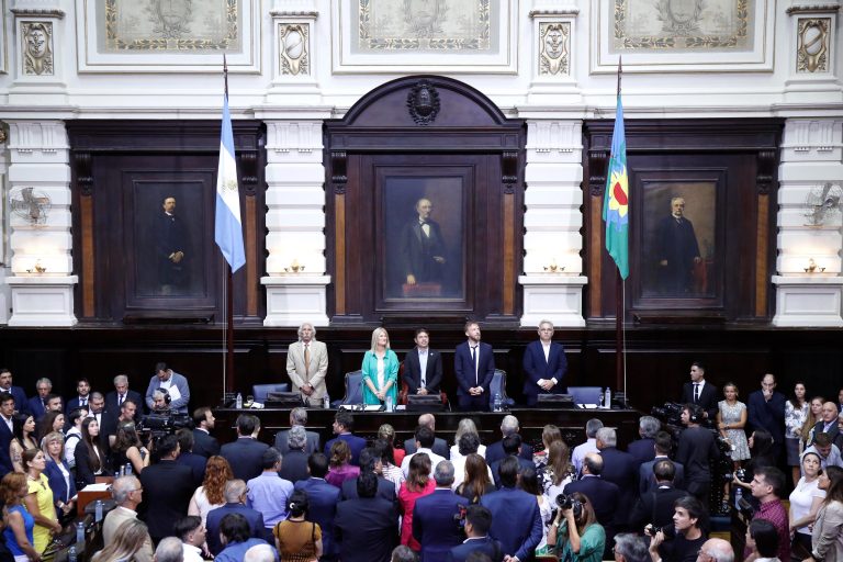 Kicillof brindó su mensaje a la Asamblea Legislativa y anticipó que irá por la reelección