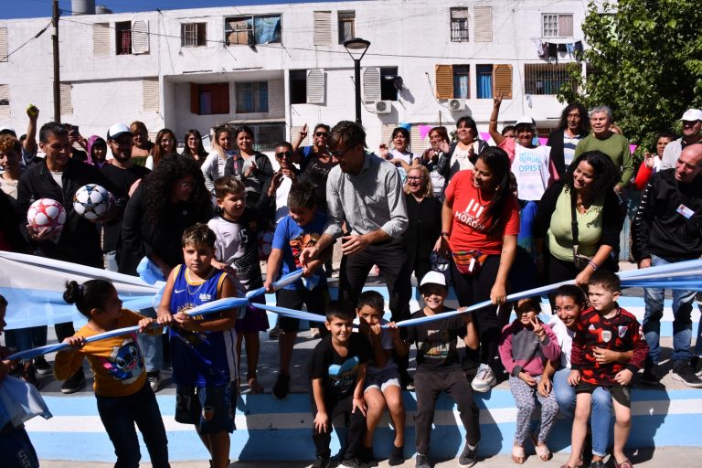 Se inauguraron obras de mejoramiento de espacios públicos en El Palomar