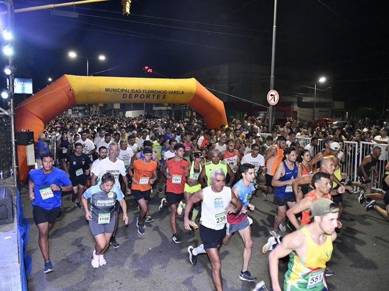 Volvió la maratón nocturna a Florencio Varela
