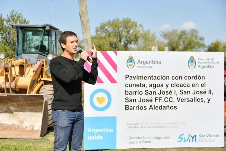 Obras de integración territorial en Alejandro Korn