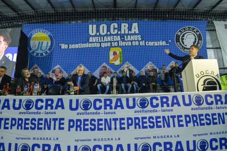 Kicillof y Ferraresi inauguraron un predio de la UOCRA
