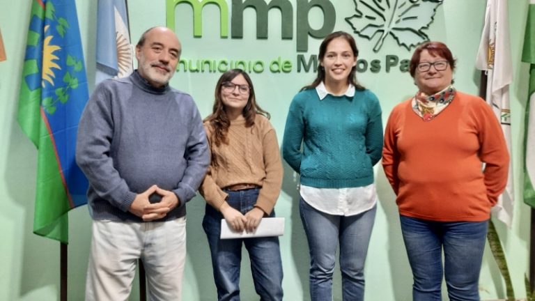 Curutchet presentó Escuelas Verdes en Marcos Paz
