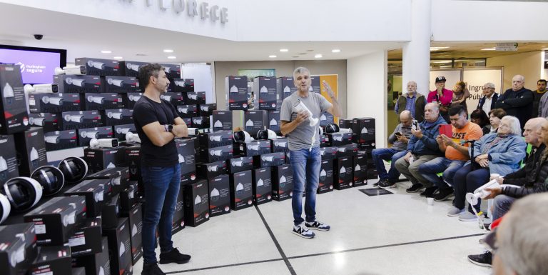 Zabaleta presentó cien nuevas cámaras en Hurlingham