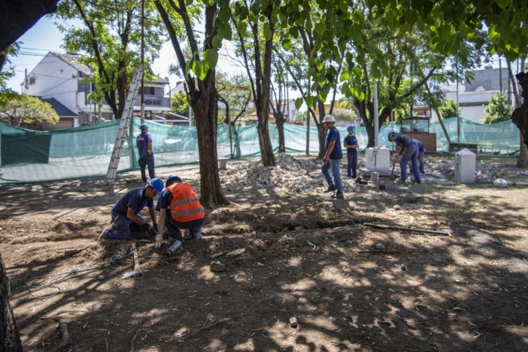 Puesta en valor de la plazoleta Chubut en Ciudadela