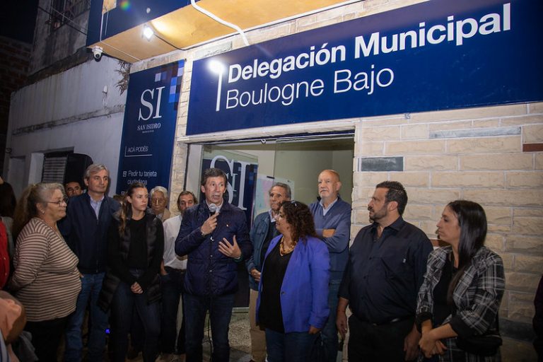 Posse inauguró una Delegación Municipal en Bajo Boulogne