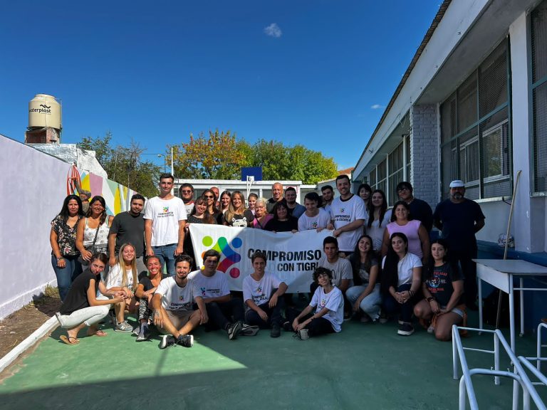 Galmarini encabezó la puesta en valor de una escuela de Tigre