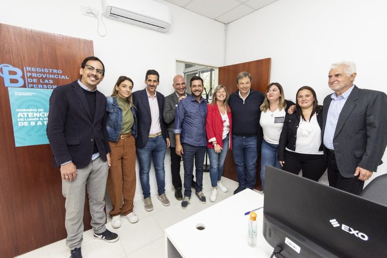 Inauguran sede del Registro de las Personas en Ministro Rivadavia