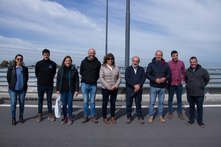Curutchet supervisó el avance de obras de la Autopista Presidente Perón en Marcos Paz