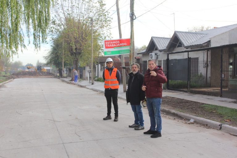 Obras en los márgenes del arroyo Ortega