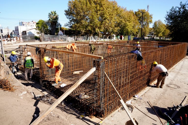 Avanza la obra del Paso Bajo Nivel de Perdriel en San Martín