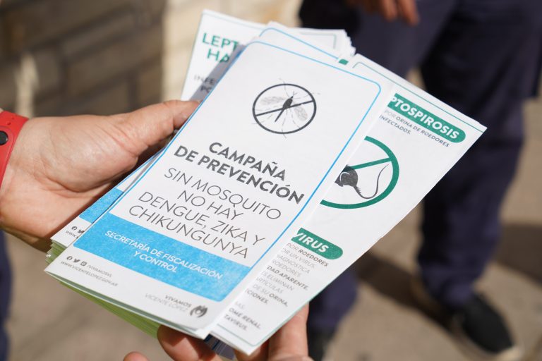 Vicente López realiza jornadas de prevención de dengue