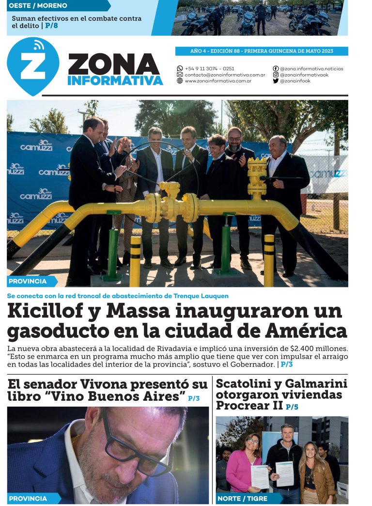 Zona Informativa 1° Quincena de Mayo