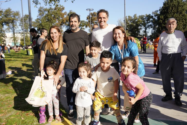 Moreira y Katopodis inauguraron la nueva Plaza Ombú en el ex Tiro Federal de San Martín