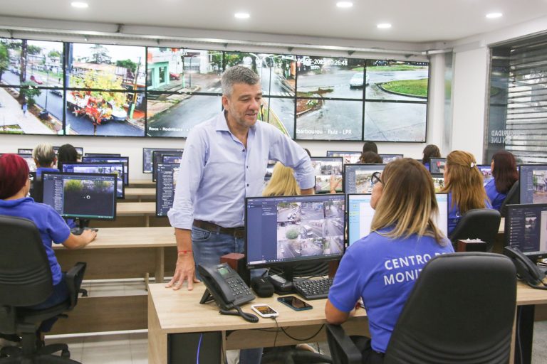 Zabaleta fortalece la seguridad de Hurlingham con un nuevo Centro de Monitoreo