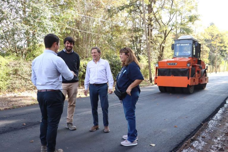 Avanzan obras de pavimentación en San Miguel