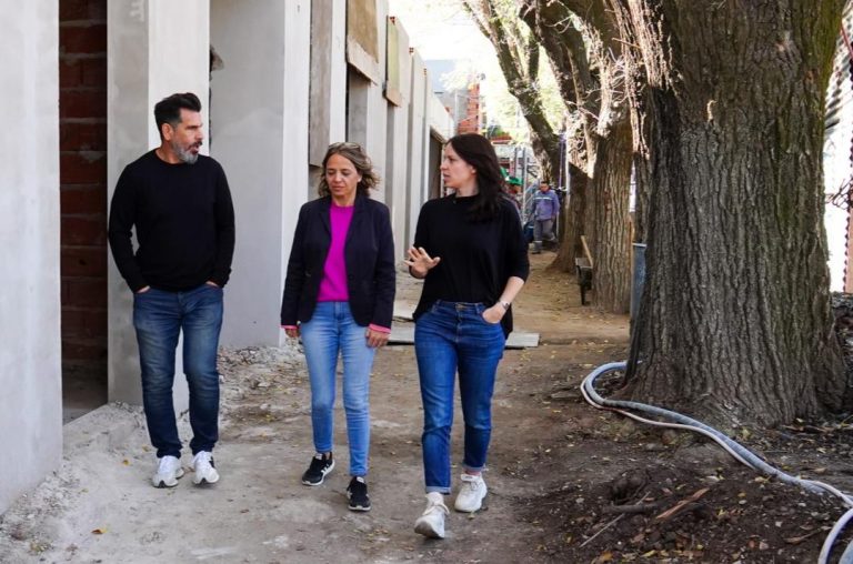 Vicente López avanza con la renovación del polideportivo 1