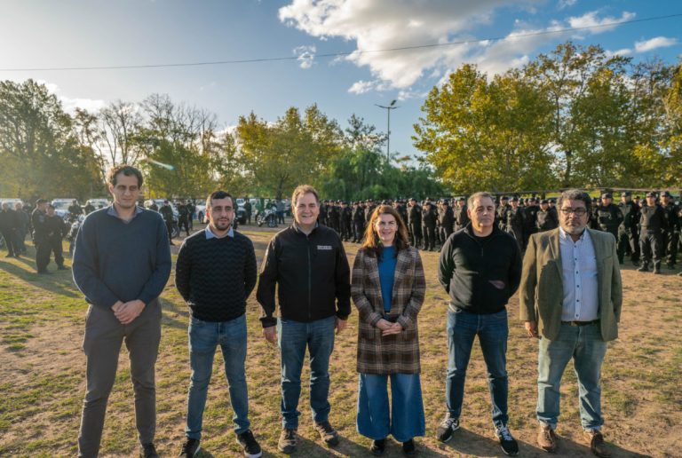 Mariel Fernández presentó la Nueva base operativa de la UTOI en Moreno
