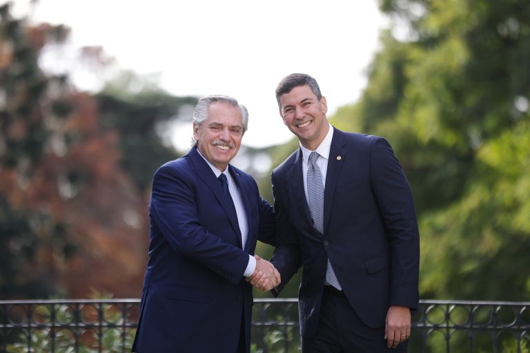 Alberto Fernández recibió al presidente electo de Paraguay