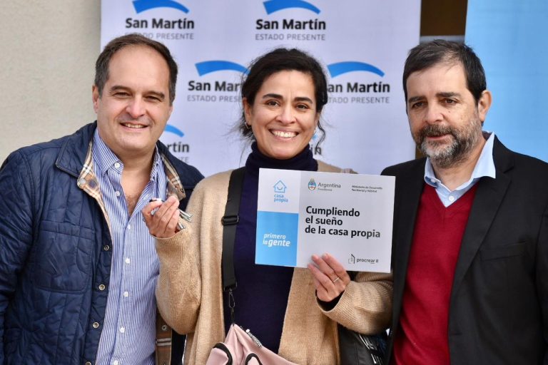 Se inauguró en San Martín el segundo Desarrollo Urbanístico