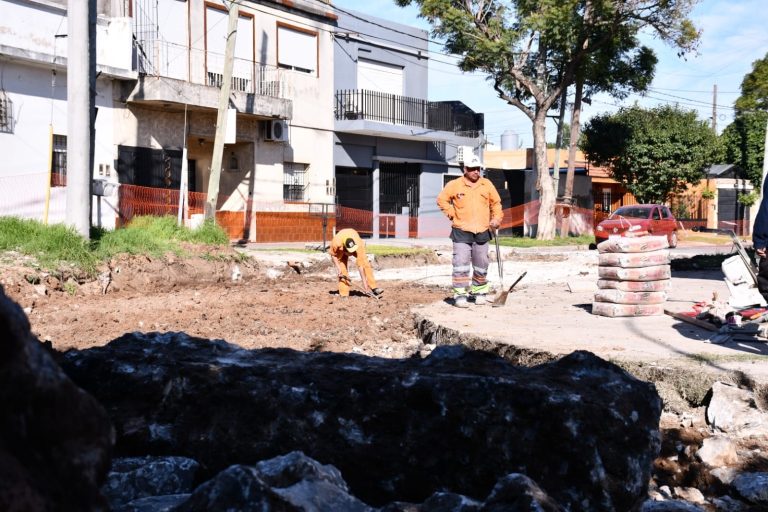 Comenzaron en El Palomar obras de repavimentación integral