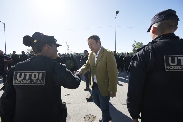 Presentaron nuevos efectivos y móviles policiales en Brown