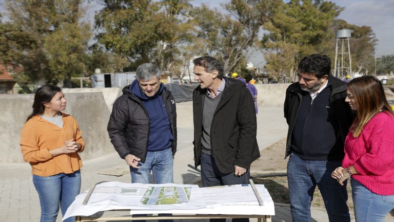 Katopodis y Zabaleta recorrieron obras de mejoramiento urbano y vial en Hurlingham