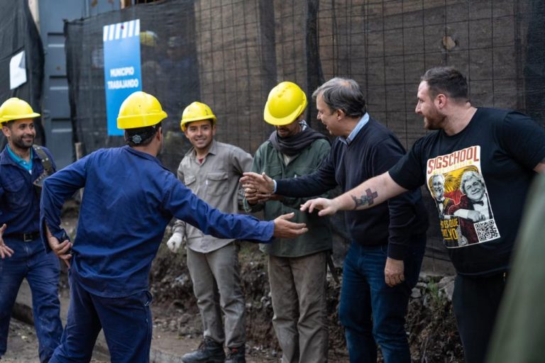 En Almirante Brown avanzan las obras de urbanización