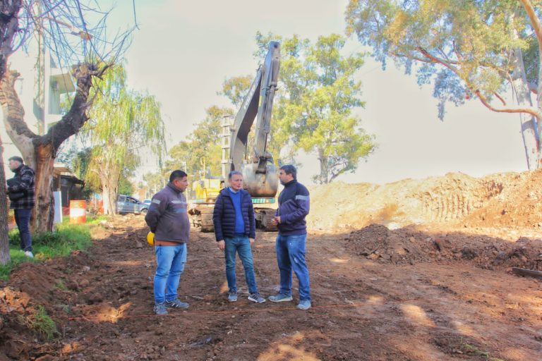Pavimentan avenida Ingeniero Huergo en Esteban Echeverría