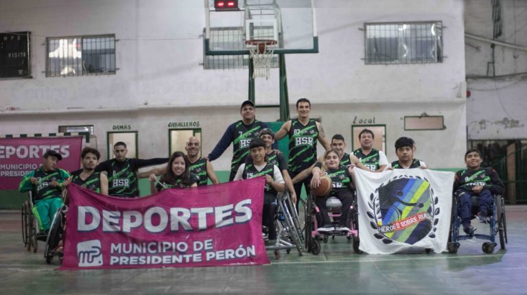 Jornada de basquet adaptado en Presidente Perón