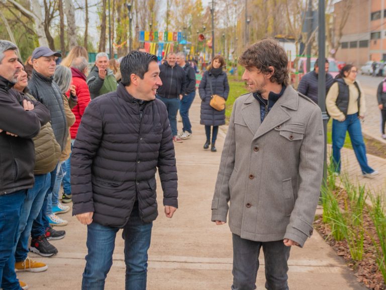 Nardini y Andreotti inauguraron el Nuevo Paseo Canal en San Fernando