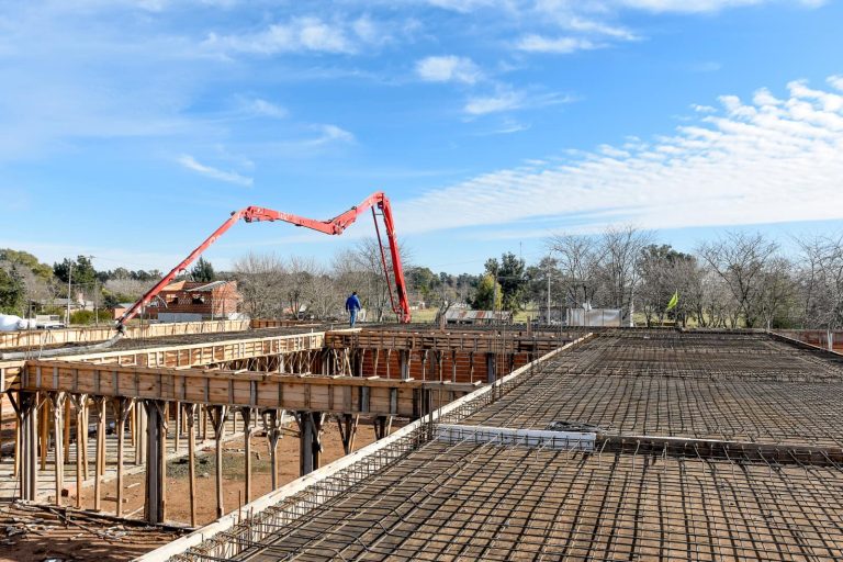 Avanza construcción de escuela en Alejandro Korn