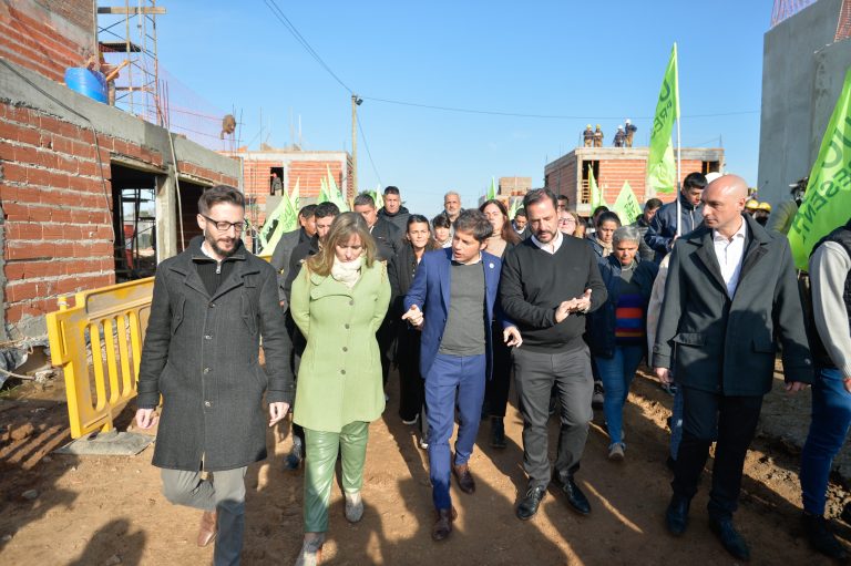 Kicillof y Sujarchuk recorrieron los avances de obras de infraestructura