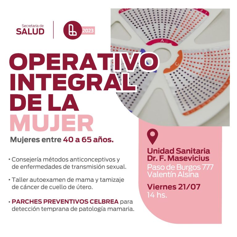 Avanza el operativo integral de la mujer en Valentín Alsina