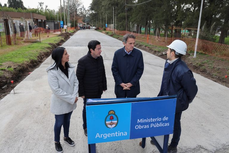 Katopodis recorrió junto a Nardini obras de conectividad vial