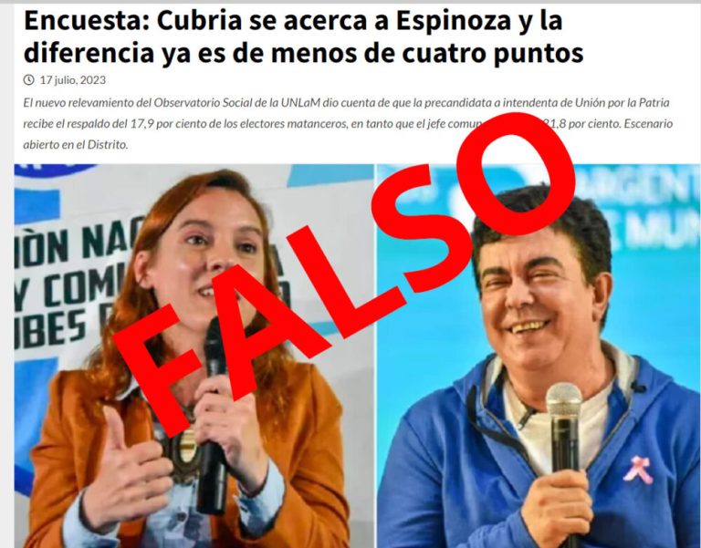 Polémica por una encuesta sesgada sobre la interna de Unión por la Patria en La Matanza