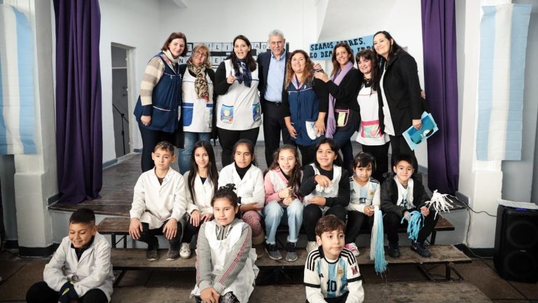 Presentaron las nuevas obras de la Primaria 33 de Dock Sud