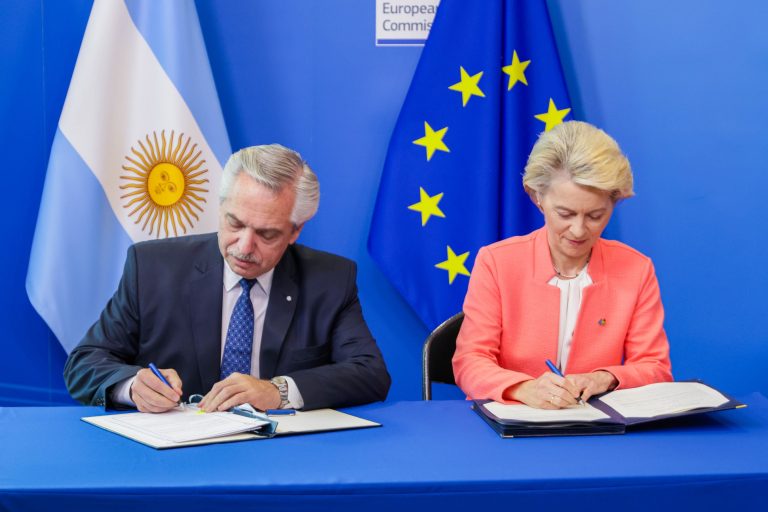 Argentina y la Unión Europea firmaron un memorándum de entendimiento