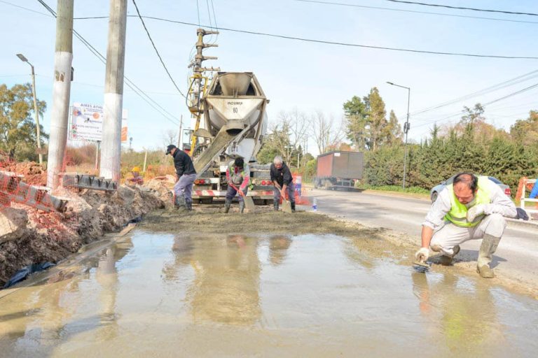 Plan de bacheo en Presidente Perón