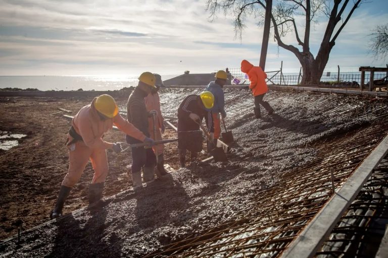 Avanzan las obras del nuevo Parque de la Ribera de Quilmes