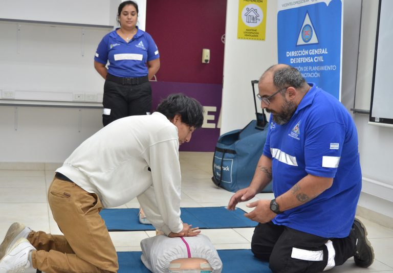 En agosto continúan los talleres gratuitos de RCP en Vicente López