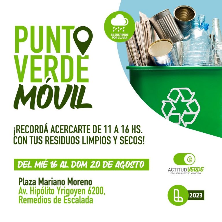 El Punto Verde Móvil llega a Remedios de Escalada