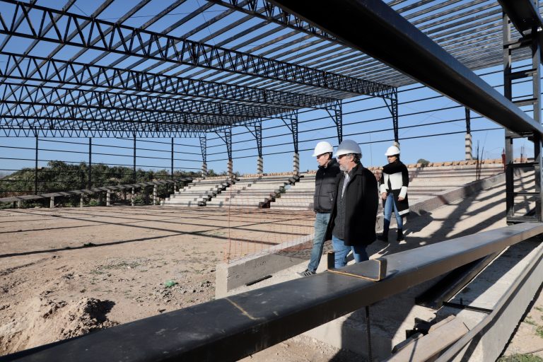 Avanza obra de polideportivo en El Jagüel