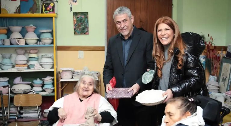 Ferraresi visitó el Cottolengo Don Orione en Avellaneda