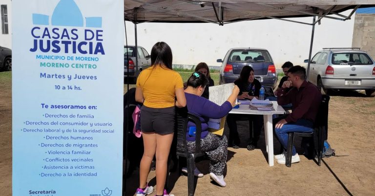 Moreno cuenta con seis Casas de Justicia para brindar atención jurídica integral gratuita