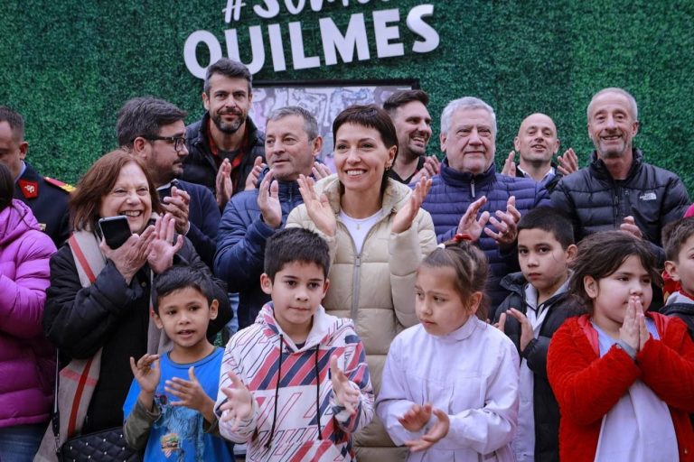 Avanzan las obras de puesta en valor del Paseo Aldo Severi en Quilmes