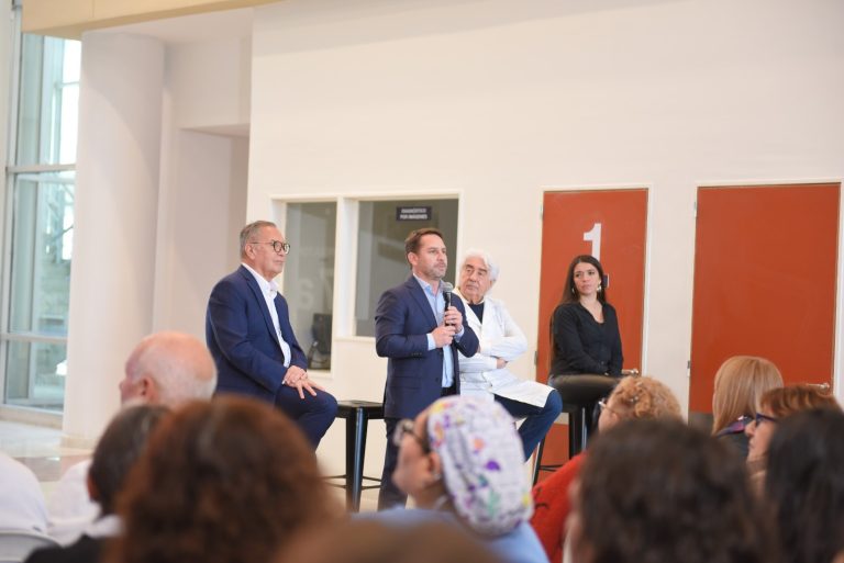 Massa, Kicillof y Descalzo habilitaron la fase final del Hospital del Bicentenario