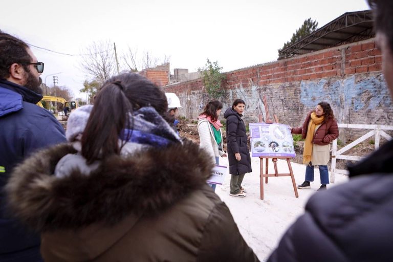 Obras de pavimentación en Barrio La Resistencia