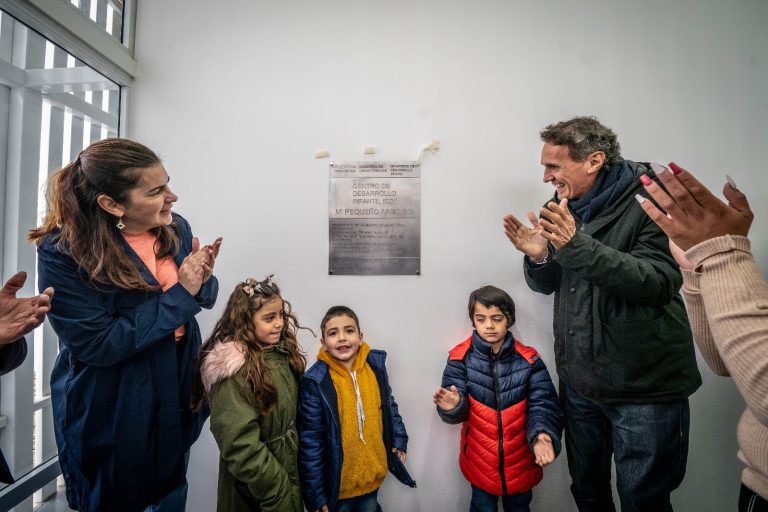Mariel Fernández y Katopodis inauguraron un Centro de Desarrollo Infantil en Casasco