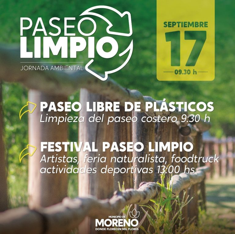 Moreno llevará adelante una Jornada Ambiental en el Paseo Costero