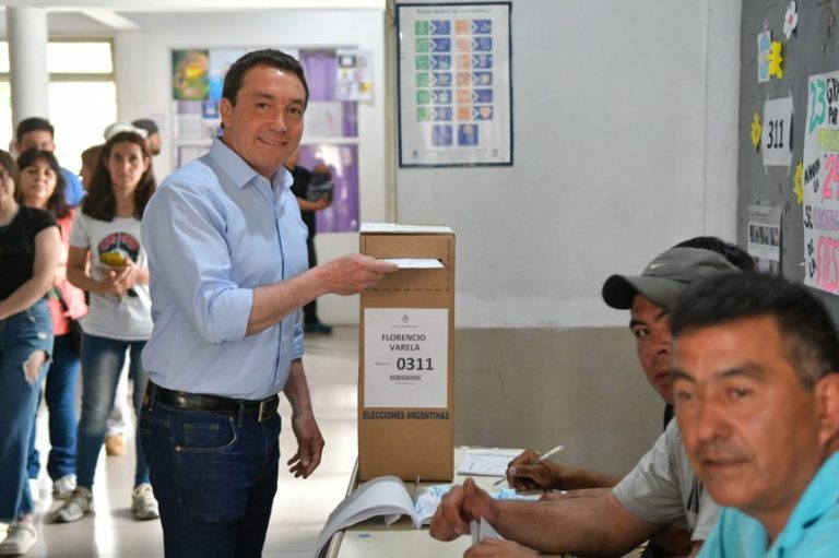 Votó Andrés Watson en Florencio Varela